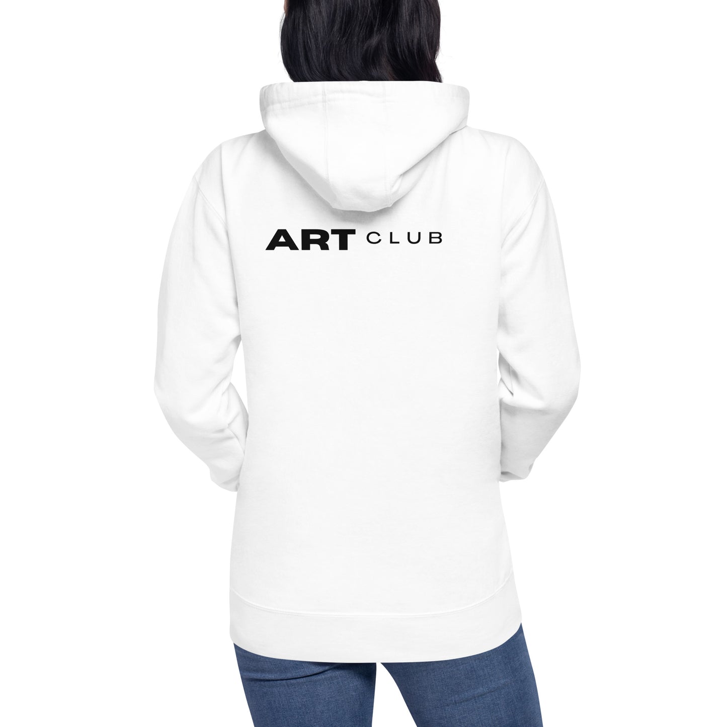 Art club Unisex Hoodie White